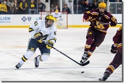 In a game against Minnesota on Friday at Yost Ice Arena (Ryan McLoughlin/2017)