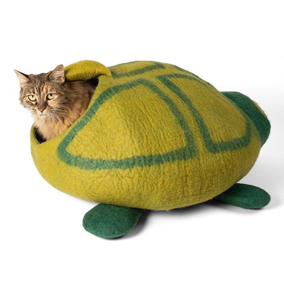 handmade-all-natural-wool-cat-cave-bed-yellow-turtle-2_1280x1280
