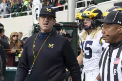Jim Harbaugh is unhappy about this situation