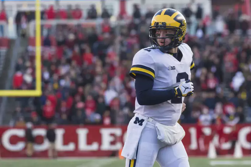 Shea Patterson and Jim Harbaugh have worked well this season