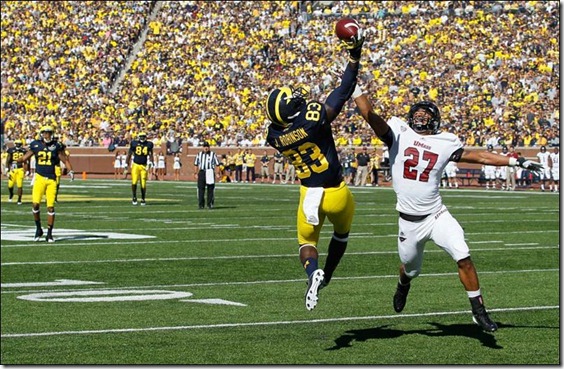 University-of-Michigan-player-Jerald-Robinson-83[1]