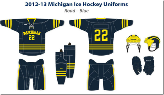 michigan hockey uniforms